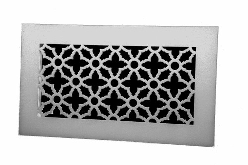 Traditional Vent Cover Return (Silver) - 14" x 13.75" opening size (16" x 15.75" overall) With mounting holes