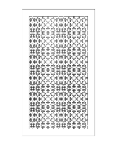 Santa Fe Vent Cover Return (White) - 8" x 36" opening size (10" x 38" overall),  no mounting holes