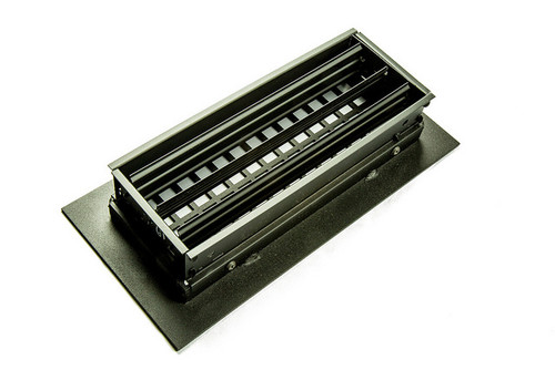 Traditional Vent Cover Supply (Black) - 8" x 5" opening size (10" x 7" overall),  With mounting holes