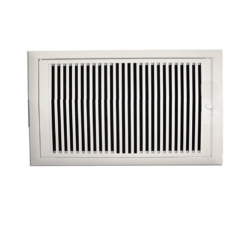 Pro-Vertical Vent Cover Return Filter Frame (White) - 28" x 11.75" duct opening (20.25" x 13.75" overall size), with mounting holes