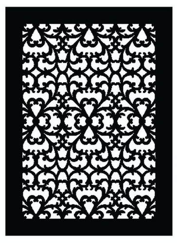 Charleston Return Vent Cover (White) - 15" x 20" opening size (17.5" x 22.5" overall) with mounting holes