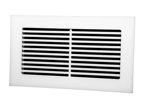 Pro-Linear Vent Cover Return End Cap (White)  15.25" x 7.25" overall size, 1" depth,  with mounting holes Pro-Linear Vent Cover Return End Cap (White)  15.25" x 7.25" overall size, 1" depth,  with mounting holes
