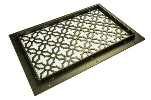 Traditional Vent Cover Return (Copper Clad) 27.25" x 18.25" opening size (29.75" x 20.75" overall),  with mounting holes