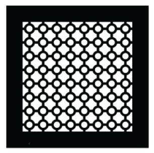 Castle Access Panel Vent Cover  - 12"w x 12"h opening size (14.25"w x 14.5"h overall) no mounting holes