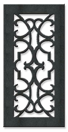 Renaissance Return Air Filter Frame (White) - 4" x 12.25" opening size (6.5"  x 14.5" overall) With mounting holes