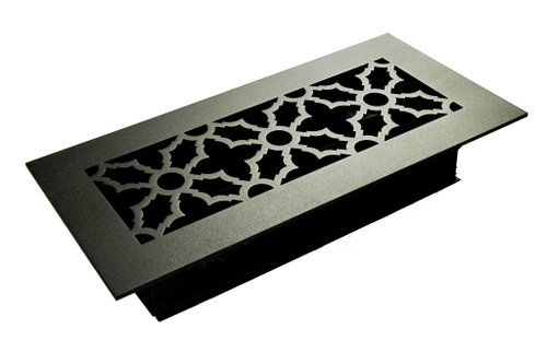 Traditional Vent Cover Return (Black) - 28" x 13" opening size (30" x 15" overall),  with mounting holes