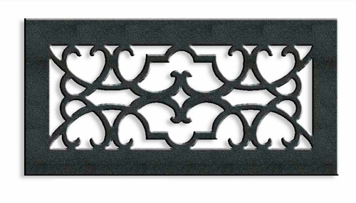 Renaissance Supply (Brushed Stainless) - 11" x 2" opening size (12.5" x 3.25" overall) with mounting holes