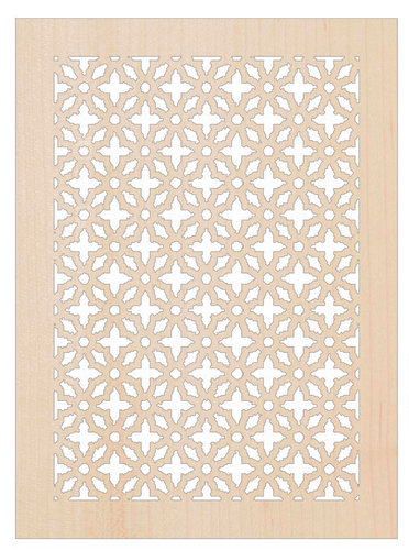 Wood Excellence Vent Cover Return (Maple) 17.5” x 49.25” overall size (3/8” flange) no mounting holes