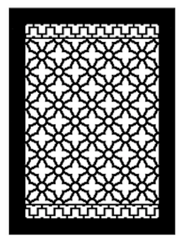 Vintage Vent Cover Return (White) - 15" x 25" opening size (17.5" x 27.5" overall) with mounting holes