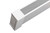 Detailed top view of Atlas 4 ft baseboard heater cover venting system for efficient heat circulation. Detailed top view of Atlas 4 ft baseboard heater cover venting system for efficient heat circulation.