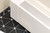 4ft Atlas aluminum baseboard cover installed in contemporary hallway – zero rust, zero tools 4ft Atlas aluminum baseboard cover installed in contemporary hallway – zero rust, zero tools