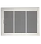Pro-Linear Vent Cover Return Air Filter Frame (White) 32" x 6" opening size (34" x 8" overall),  with mounting holes