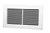 Pro-Linear Return Filter Frame (White) 23.5" x 17.5" opening size (26" x 20" overall),  with mounting holes