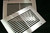 Pro-Linear Vent Cover Supply (Brushed Stainless) - 12" x 5" opening size (14x7 overall),  With mounting holes