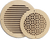 Boxed Wood Vent Cover Return (Maple) - 16" diameter opening size (18" diameter overall size) no mounting holes