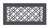 Vintage Vent Cover Return (Black) - 11.75" x 10.75" opening size (13.75" x 12.75" overall), with mounting holes