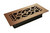 Renaissance Supply Vent Cover (Oil Rubbed Bronze) - 14" x 6" opening size (16" x 8" overall) with mounting holes