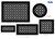 Omni Vent Cover Return (Black) - 24.25" x 17.75" opening size (26.75" x 20.25" overall) no mounting holes