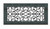 Presidential Vent Cover Return (Black) - 77.25" x 4.25" opening size (78.75"  x 5.75" overall) No mounting holes, with mesh backer