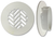 Herringbone Round Vent Cover Return (black) -  5.5” diameter duct opening (overall size 7.5”) with Mounting Holes