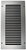 Pro-Linear Return (silverado) 14" x 51.5" opening size (16.5" x 54" overall),  no mounting holes