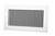 Pro-Vertical Vent Cover Return (Weathered Brown) - 5" x 5" opening size (7" x 7" overall),  with mounting holes