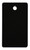 Pro-Vertical Vent Cover Return (Black) - 12" x 1" pattern size (13.5" x 2" overall), With mounting holes (1 each - left and right sides, Flat no frame (toe kick))
