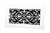 Corinthian Vent Cover Supply (White) - 8" x 8" opening size (12" x 12" overall), with mounting holes