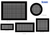 Square Vent Cover Return (Black) - 13.75" x 15.75" opening size (15.625" x  17.5" overall) with mounting holes
