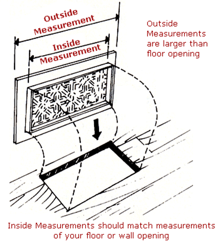 30 x 6 Square Bronze Series Vent Cover Vent and Cover