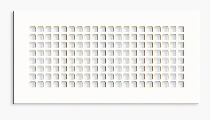 Custom Square Access Panel Vent Cover (Bronze finish) - 15"w x 14"h opening size (17"w x 16"h overall) With mounting holes, with access panel