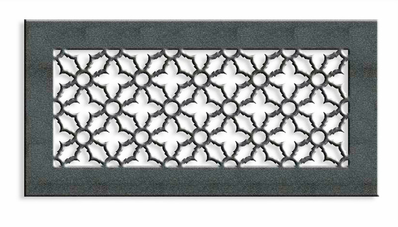 Custom Traditional Vent Cover Return (Bronze) - 10" x 10" opening size (12" x 12" overall) With mounting holes