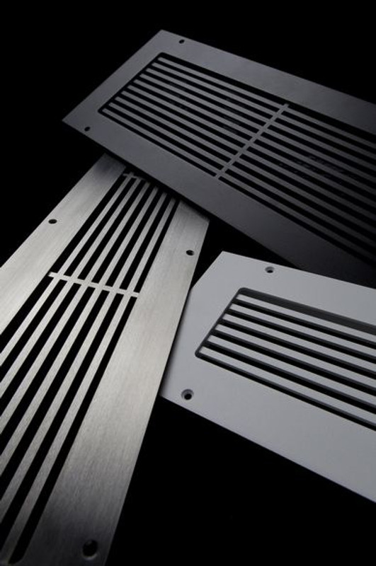 Custom Pro-Linear Vent Cover Return (Black) - 17.75" x 4" opening size (18.75" x 6" overall) No mounting holes