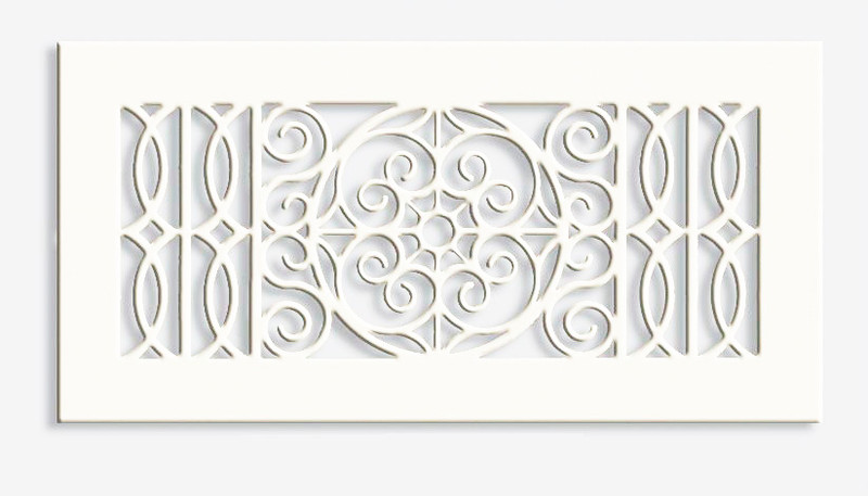 Custom Classic Vent Cover Return (Bronze) - 23.75" x 13.75" opening size (25.75" x 15.75" overall) With mounting holes