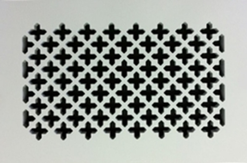 Custom Caspian Vent Cover Return (Unfinished) - 36" x 12" opening size (38"  x 14" overall) No mounting holes