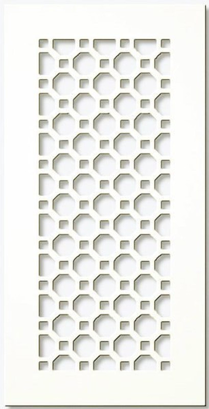 Cobblestone Return Vent Cover (white)  - 10"w x 14"h opening size (12" x 16" overall) with mounting holes