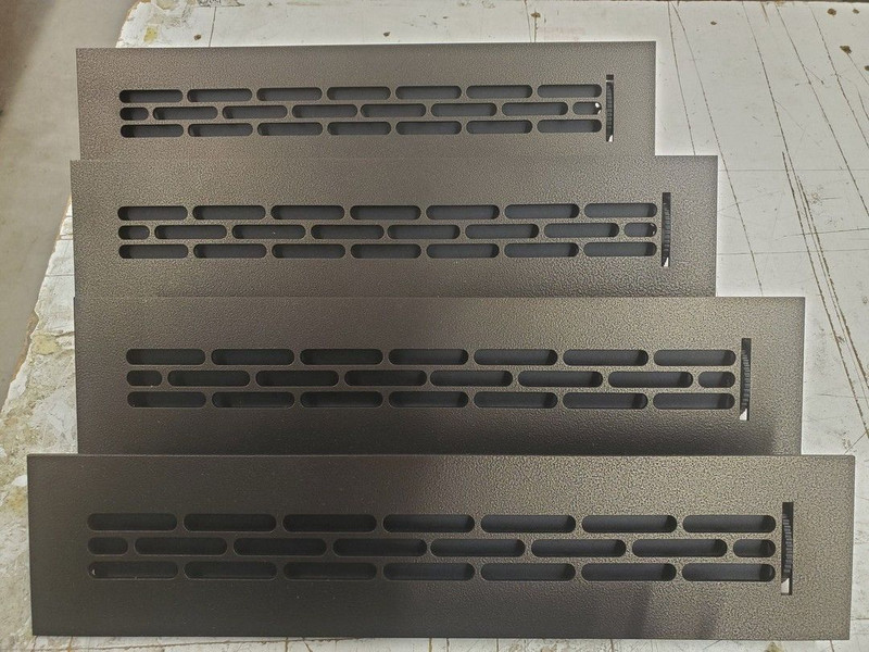 Vogue Vent Cover Supply (White) - 12" x 2" opening size (14.25" x 4.5" overall) no mounting holes