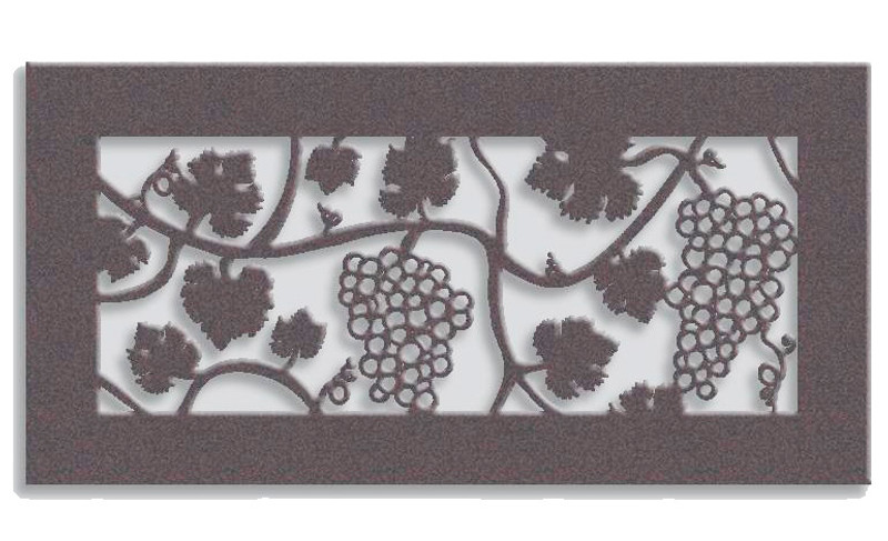 Vineyard Supply Vent Cover (White) - 14" x 2" opening size (15.5" x 3.5" overall) no mounting holes