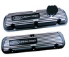 Ford Racing Short Valve Covers w/ Ford Racing Logo - Black 86-93 5.0L