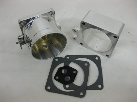 Accufab Race Throttle Body 90mm Polished. Fits 8693 5.0L Mustang