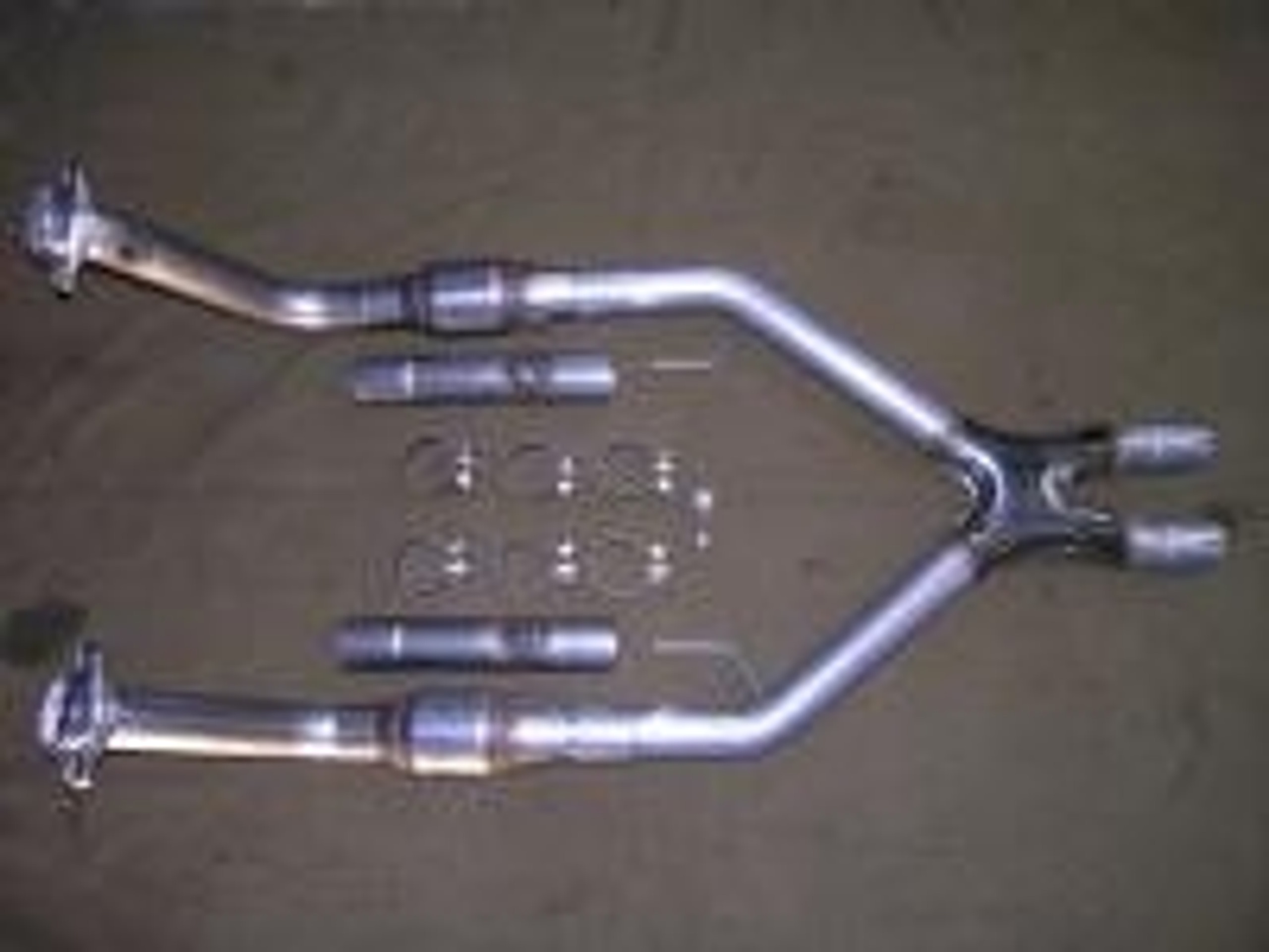 Bassani XPipe with Catalytic Converters Stainless. Fits 0509 Mustang