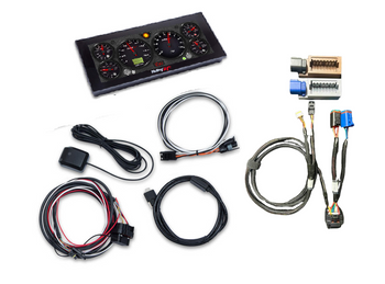 553-112 Holley EFI 6.86" Pro Dash w/ MF Kustoms Plug N Play Adapter 87-93 Mustang