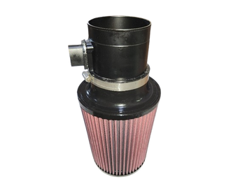 PMAS Mass Air Flow Meter 95mm with Power Stack Filter Combo. Fits 89-93 5.0L Mustang