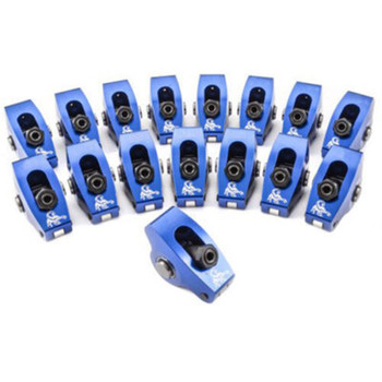Scorpion 1019 Roller Rocker Arms, 3/8" Stud Mount, 1.72 Ratio, Set of 16