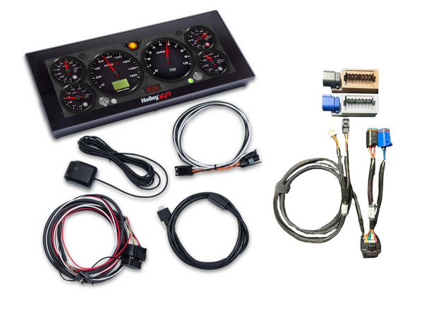 553-111 Holley EFI 12.3" Pro Dash w/ MF Kustoms Plug N Play Adapter 87-93 Mustang