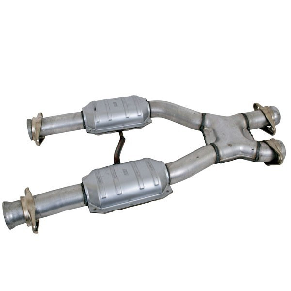1659 BBK X-Pipe Catted Mid Aluminized. Fits 86-93 5.0L - Anderson