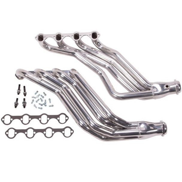 15690 BBK 351W Longtube Swap Headers Ceramic 86-93 