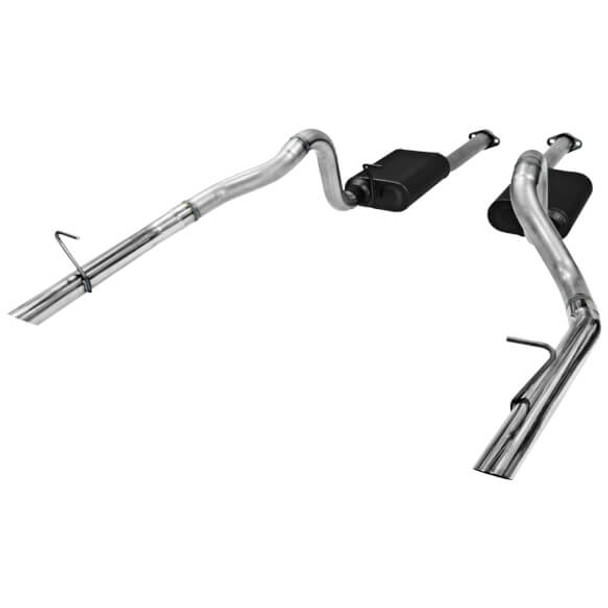 817213 Flowmaster 2.5" American Thunder Cat-Back Exhaust System 86-93 LX 409 Stainless