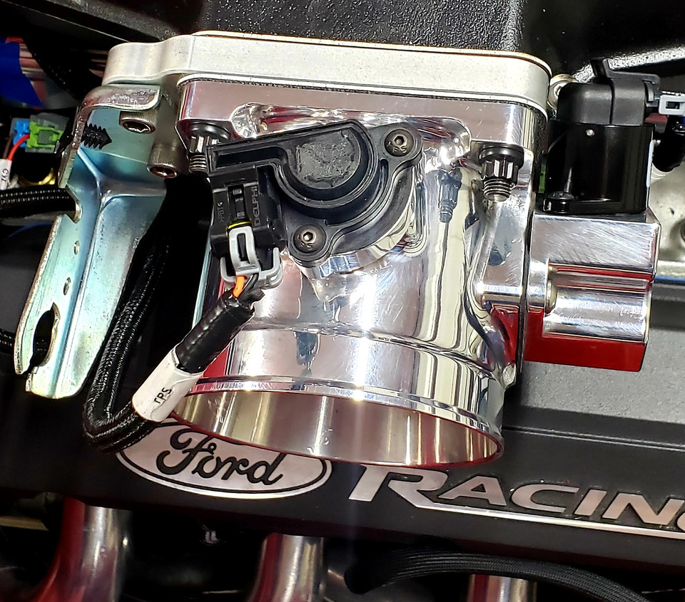 8693 5.0L Mustang Accufab TPS & IAC KIT for Holley HP EFI Anderson