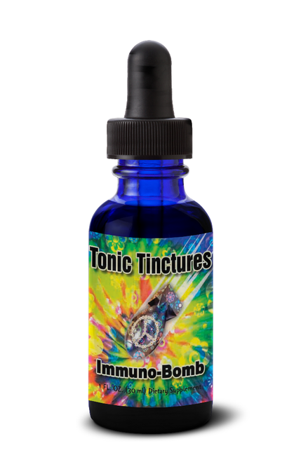 Tonic Tinctures Immuno-Bomb Echinacea and Goldenseal Liquid Extract Bottle